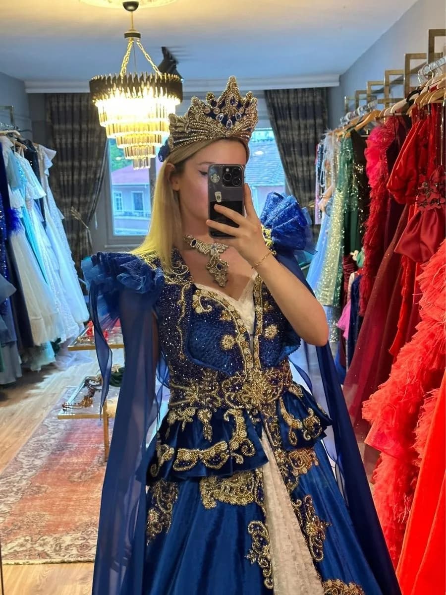 Kaftan 14 — Rainella Fashion Kaftan & Bindallı kiralık model, Trabzon abiye kiralama