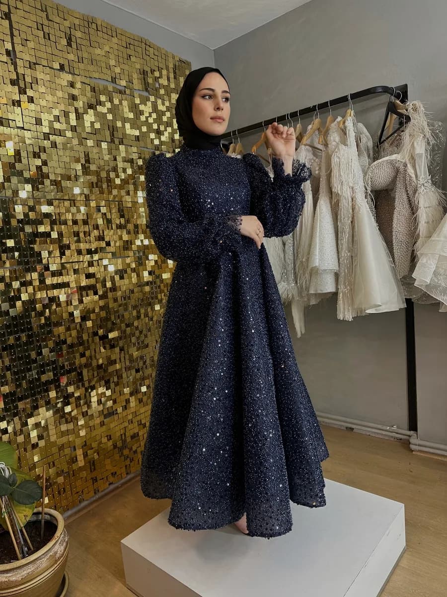 Tesettür Abiye 13 — Rainella Fashion Tesettür Abiye kiralık model, Trabzon abiye kiralama