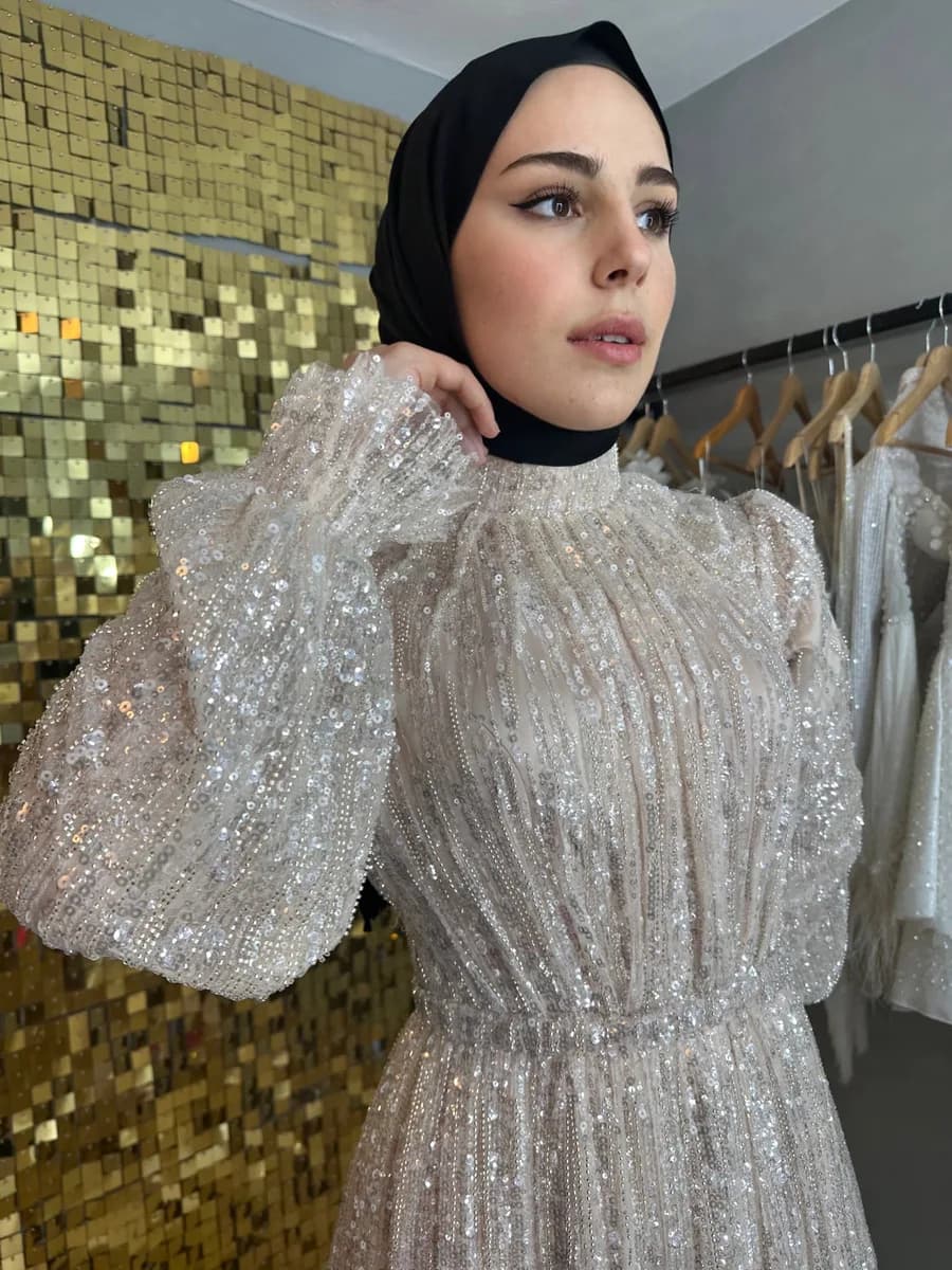 Tesettür Abiye 14 — Rainella Fashion Tesettür Abiye kiralık model, Trabzon abiye kiralama