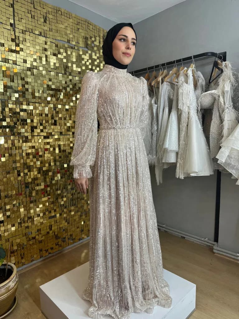 Tesettür Abiye 16 — Rainella Fashion Tesettür Abiye kiralık model, Trabzon abiye kiralama