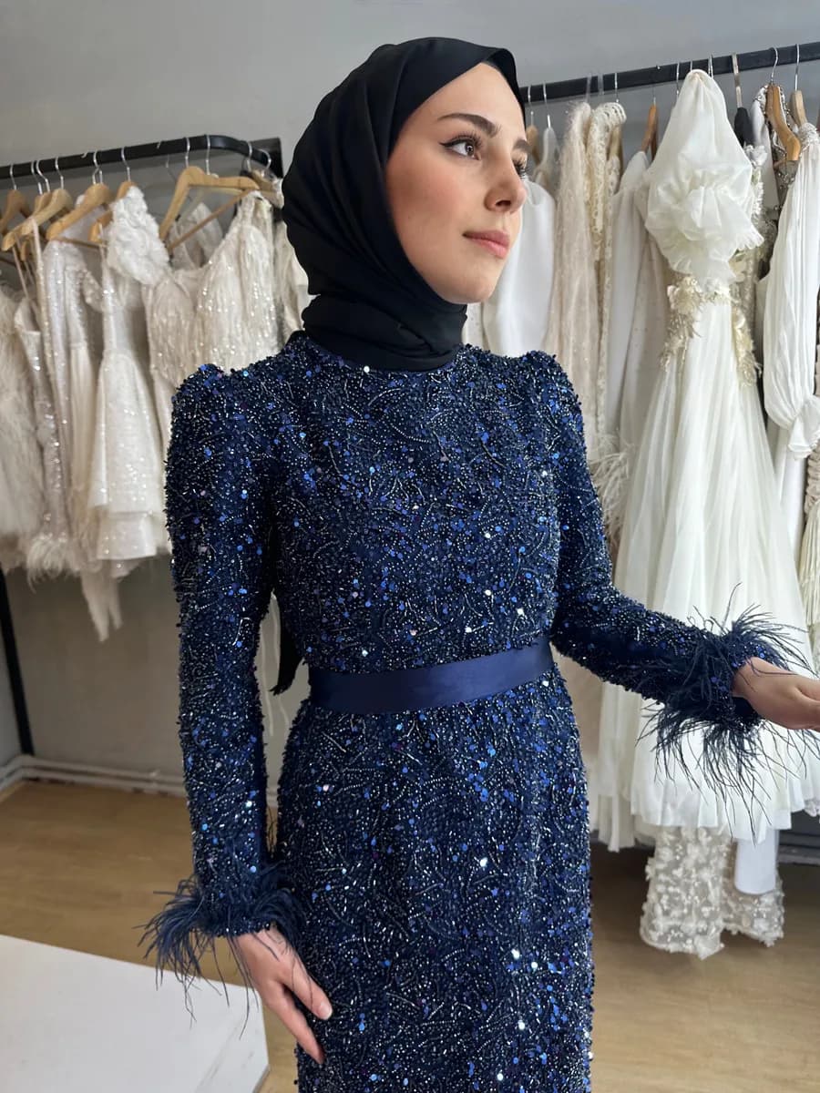Tesettür Abiye 18 — Rainella Fashion Tesettür Abiye kiralık model, Trabzon abiye kiralama