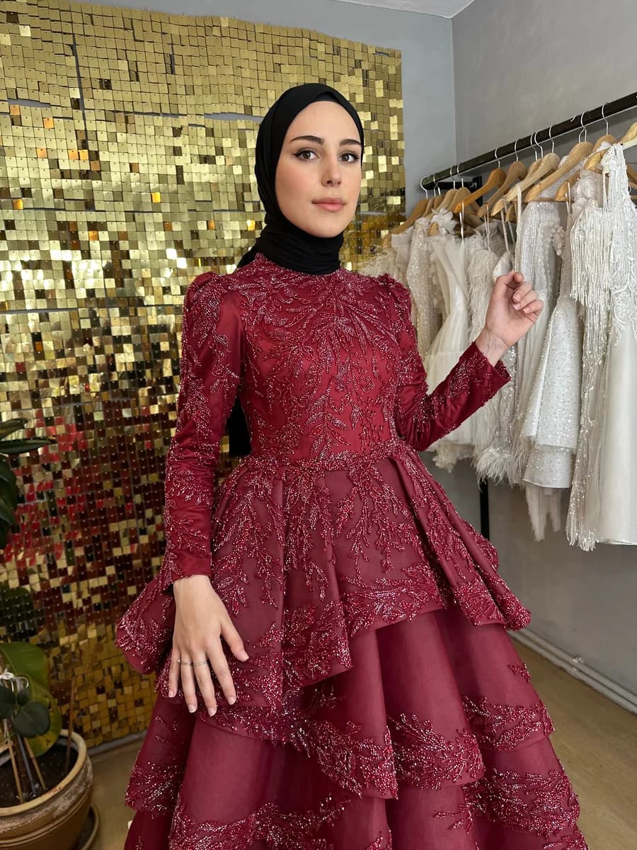 Tesettür Abiye 22 — Rainella Fashion Tesettür Abiye kiralık model, Trabzon abiye kiralama